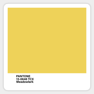 pantone 13-0646 TCX Meadowlark Sticker